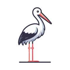 
stork illustration design
