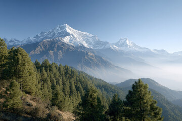 Obraz premium explore top mountains in world and their significant impact on global climate patterns