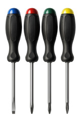 Stainless steel screwdriver set with corrosion-resistant shafts for a marine environment.