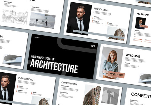 Minimal Architecture Portfolio Presentation Template