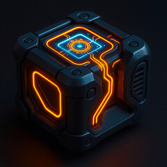 Futuristic Illuminated Gadget
