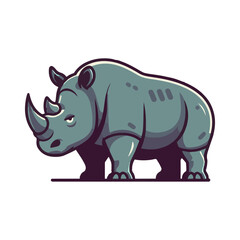 
rhino illustration design