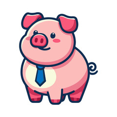 
pig illustration design
