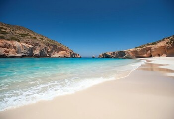 Stunning turquoise waters lapping Budoni's white sands, Sardinia, Budoni beach,  travel