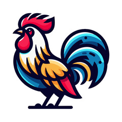 rooster illustration design
