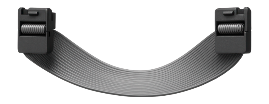 Flat ribbon cables with IDC connectors for computer hardware diagnostics.