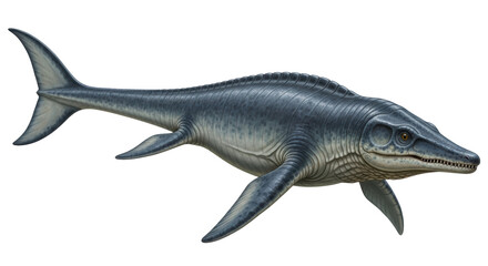Isolated Plesiosaur © Agata