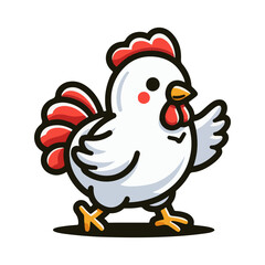 chicken illustration design