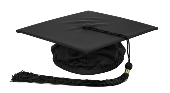 Isolated Graduation Cap