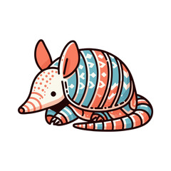 
armadillo illustration design