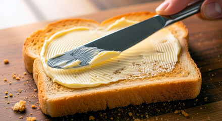Spreading Butter on Toast