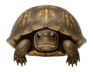 Eastern box turtle with domed shell and patterned carapace