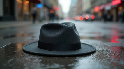 Black hat on the street