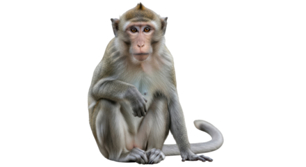 Isolated Asian Monkey