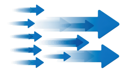 Isolated Arrows in Motion