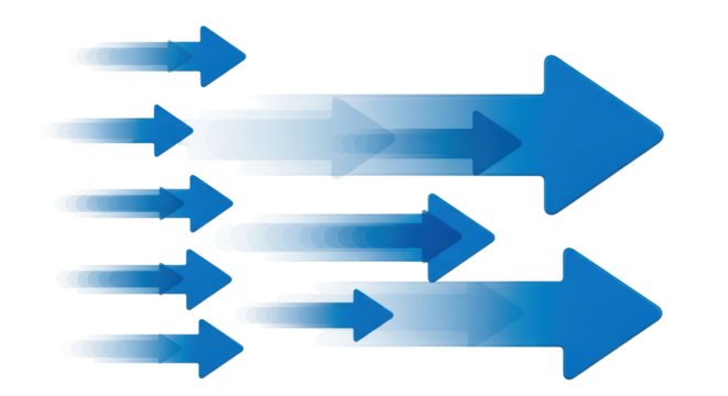 Isolated Arrows in Motion
