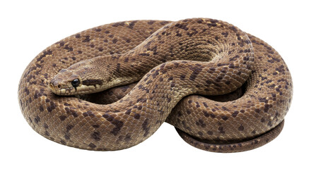 Isolated snake