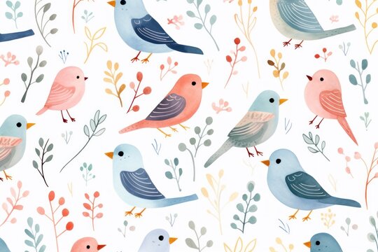Bird pattern backgrounds animal.