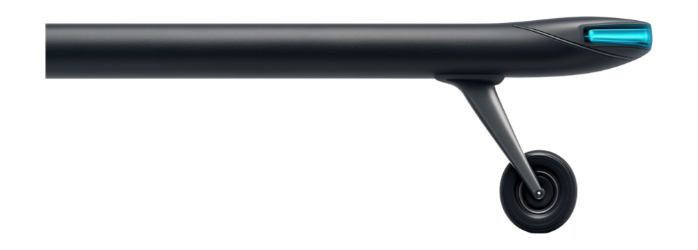 Reinforced tail boom with integrated rear landing gear