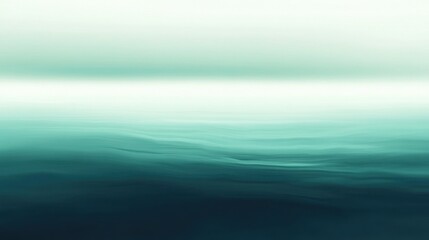 Obraz premium Serene Teal Waters: An Abstract Seascape