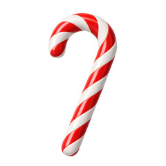 Obraz premium Classic red and white candy cane, glossy