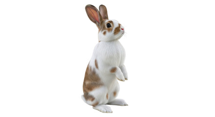 Isolated Standing Rabbit