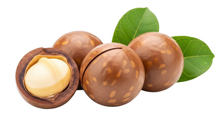 Isolated Macadamia Nuts