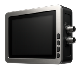 Industrial monitor with a wide temperature range and shock-resistant frame for mining operations in extreme climates.