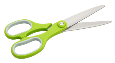 Isolated Green Scissors