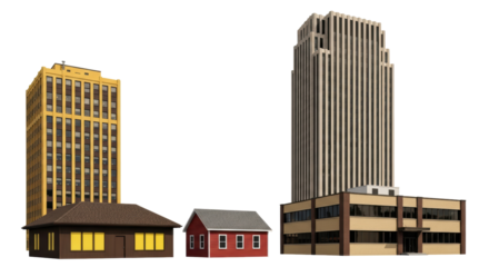 Isolated Buildings Collection