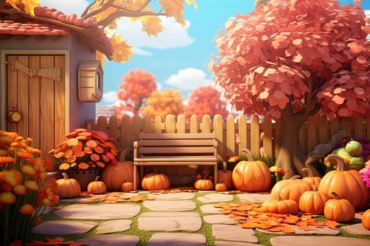 Outdoors thanksgiving vegetable pumpkin.