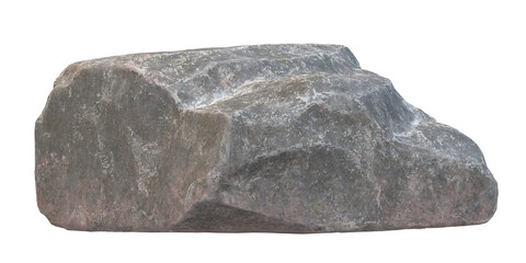 3D Render Rock Stone isolated on a Transparent Background