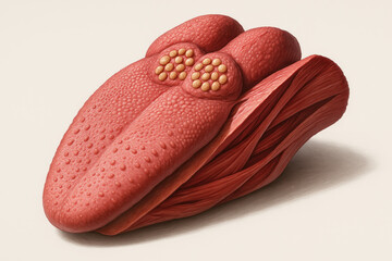 Human Tongue Illustration