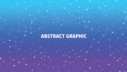 Digital Network Connection and Technology Abstract Background