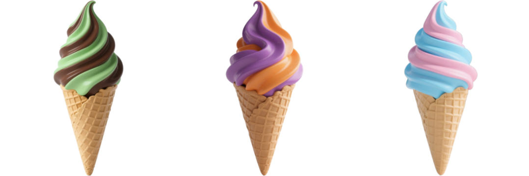 ソフトクリーム　アイスクリーム　デザート