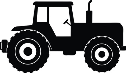Obraz premium tractor isolated on white