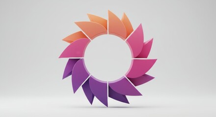 Dynamic flow inspired logo