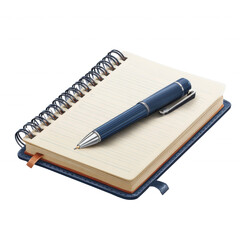 notebook and pen minimal icon, PNG with no background