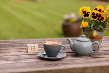 Authentic English countryside and tea time, heritage travel, peaceful escape concept
