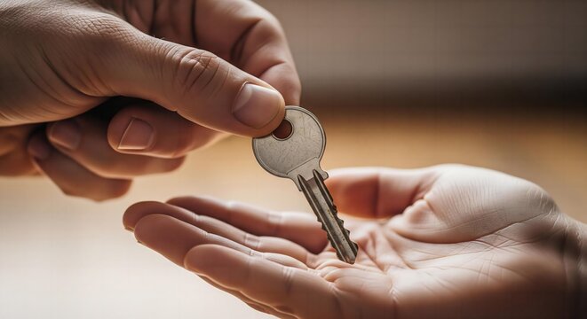 A Silent Exchange: The Poignant Moment of a Key's Return.