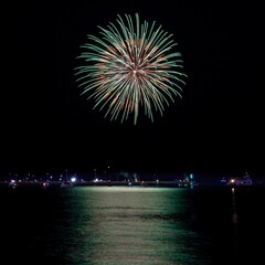 Fireworks over Waterfront