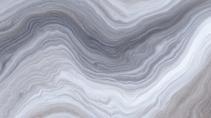 Obraz premium Elegant Gray Waves in Abstract Marble Pattern Texture Background