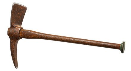 Isolated Antique Pickaxe Tool