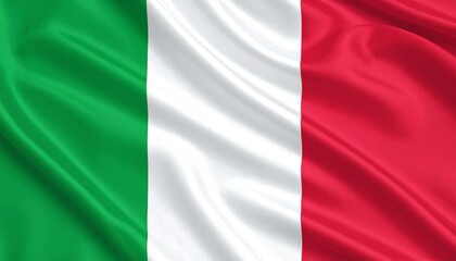 Italian flag with vertical stripes of green, white, and red, symbolizing hope, peace, and sacrifice.