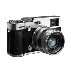 Compact Mirrorless Camera with Retro Design