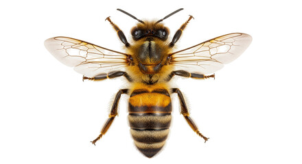 Isolated Honey Bee
