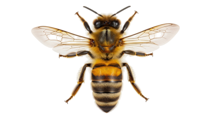 Isolated Honey Bee