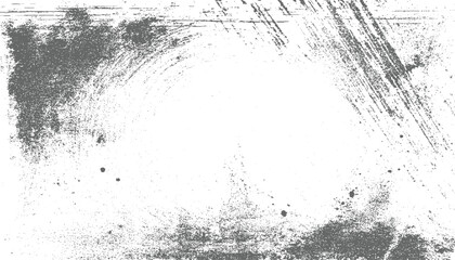 Subtle Halftone & Grunge Urban Texture Vector – Distressed Black Dust, Rust, Scratches Overlay Illustration vector design on transparent background.