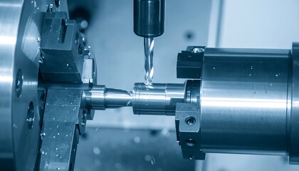 Precision machining of metal part