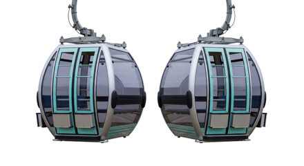 Isolated Two Gondola Lifts © Stefan